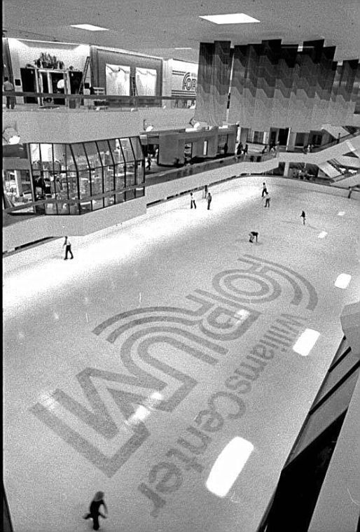 Ice rink at the Forum
